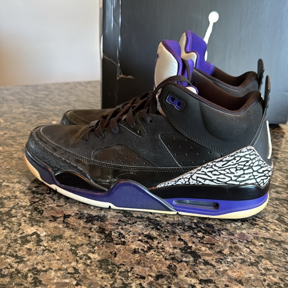 Air Jordan son of mars grape ice Black and Purple Sneakers vintage 11 - Picture 6 of 13